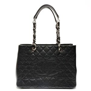 CHANEL Deca Coco Mark GST Matelasse Caviar Tote, No. 13, 2009-2010, Shoulder ...